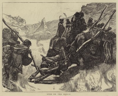 Mart ayında Utes by Arthur Boyd Houghton