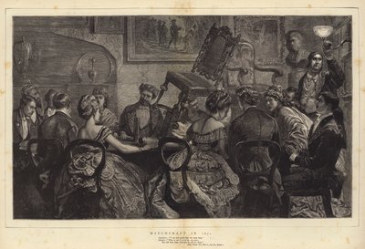 1871 ಟರ್ಕಿಯಲ್ಲಿ ವಾಮಾಚಾರ by Arthur Boyd Houghton