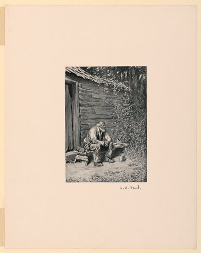 Remus Amca Kulübesinin Kapısında by Arthur Burdett Frost