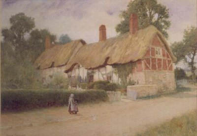 Ev yolunda by Arthur Claude Strachan