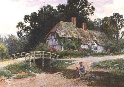 Bir dere boyunca kürek çeken kız kardeşler by Arthur Claude Strachan