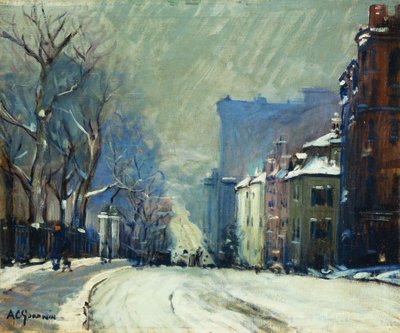 Kışın Beacon Sokağı by Arthur Clifton Goodwin