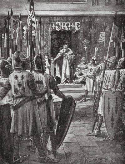 Henry III ve Baronlar (lito) by Arthur David (after) McCormick