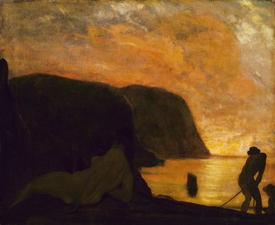 Daha Büyük Bir Sabah, ca. 1900-1905. by Arthur Davies