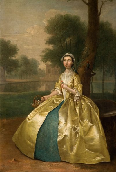 Altın Bir Kadının Portresi, 1785. by Arthur Devis