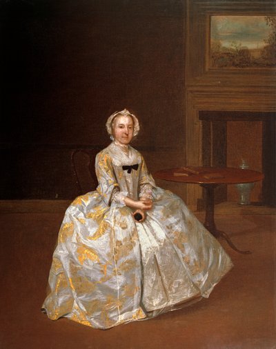 Bayan Elizabeth Hemyng'in Portresi, c.1738-42 by Arthur Devis