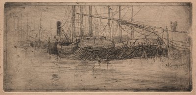 Cuyahoga Nehri boyunca kayma, 1887. by Arthur E. Schneider.