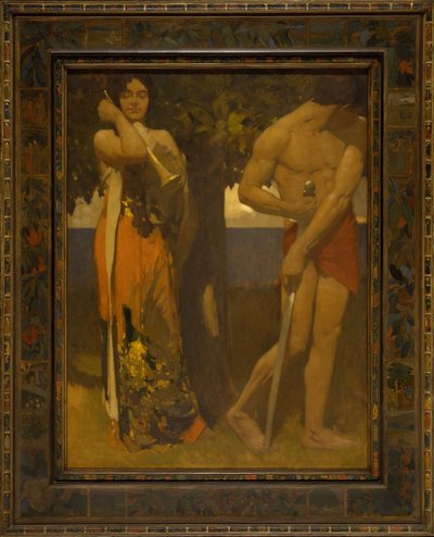 Pipo Yaptım Ama Dans Etmezdin, c. 1907-1929. by Arthur Frank Mathews