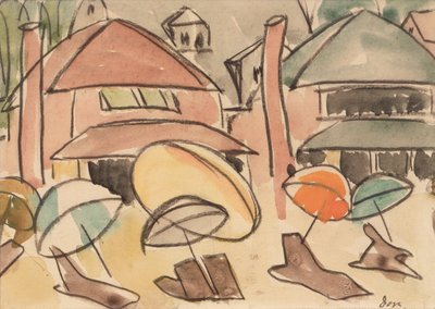 Plaj Şemsiyeleri by Arthur Garfield Dove