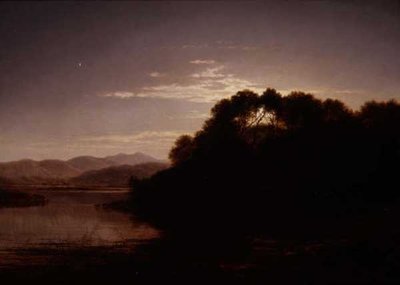 Bir loch kıyısında ayın doğuşu by Arthur Gilbert