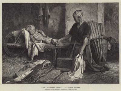 Kızının Mirası, Kraliyet Akademisi Sergisinden by Arthur Hacker