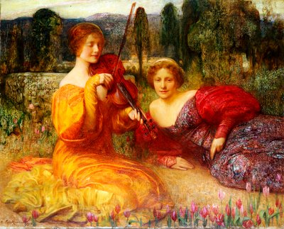 Sessizliğin Müzisyeni, 1900 by Arthur Hacker