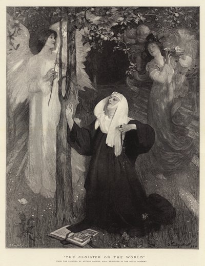 Manastır veya Dünya by Arthur Hacker