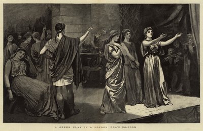 ಲಂಡನ್ ಡ್ರಾಯಿಂಗ್ ರೂಮ್ ಟರ್ಕ್‌ನಲ್ಲಿ ಗ್ರೀಕ್ ನಾಟಕ by Arthur Hopkins