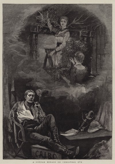 Noel arifesinde bir Soudan Serabı by Arthur Hopkins