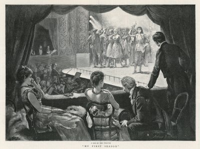 Tiyatroda bir kutu - ilk sezonum (gravür) by Arthur Hopkins
