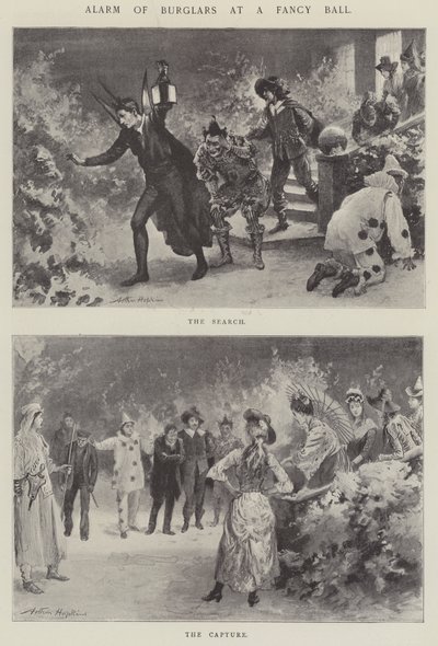 Süslü Bir Baloda Hırsız Alarmı by Arthur Hopkins