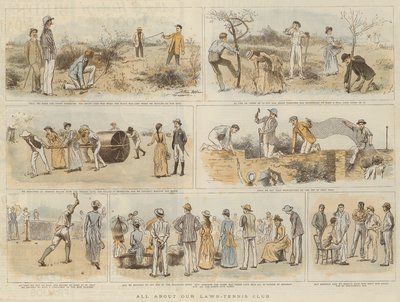 Çim Tenis Kulübü (chromolitho) hakkında her şey by Arthur Hopkins