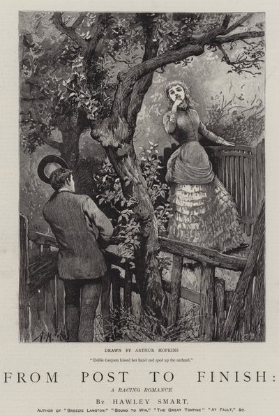Afganska herferðin, Garrison Sports á Candahar, teikning á vinningspóstinum by Arthur Hopkins