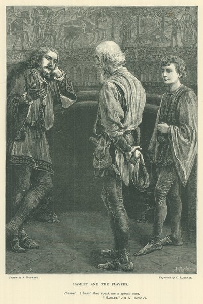 Hamlet için İllüstrasyon by Arthur Hopkins