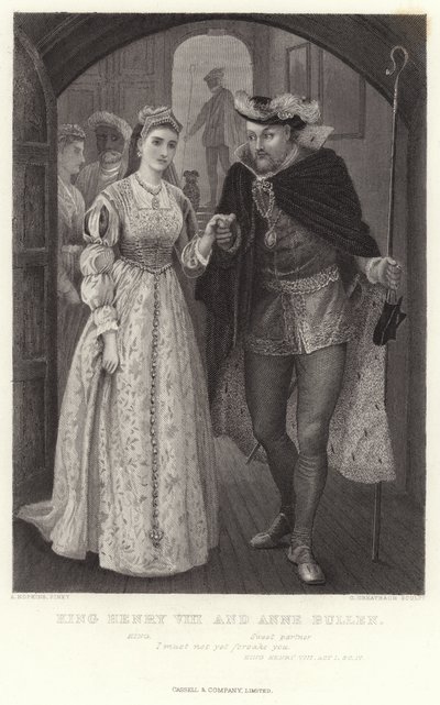 Kral Henry VIII ve Anne Bullen, Kral Henry VIII, Perde I, Sc IV by Arthur Hopkins