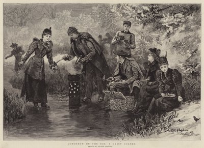 Buzda Öğle Yemeği, Sessiz Bir Köşe by Arthur Hopkins