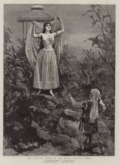 Kraliyet İtalyan Operasının Açılış Gecesi by Arthur Hopkins