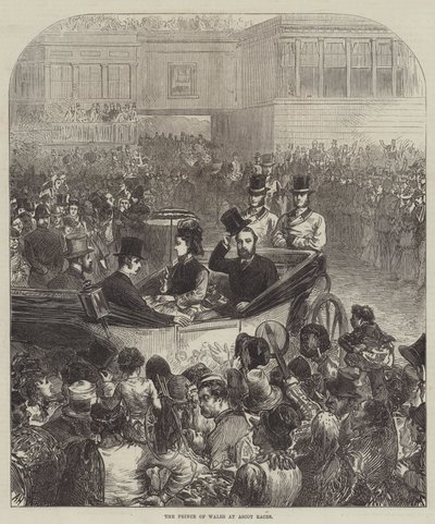 Galler Prensi Ascot Yarışlarında by Arthur Hopkins