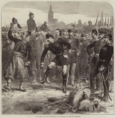 Savaş, Strasbourg'un Düşüşü, Fransız Tutsaklarının Ayrılışı by Arthur Hopkins