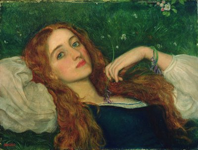 ಹುಲ್ಲು ಟರ್ಕಿಯಲ್ಲಿ by Arthur Hughes