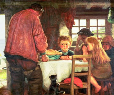 Grace veya Kaptan ve Mürettebatının Söylenmesi by Arthur Hughes