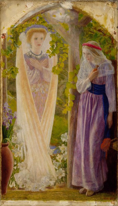 Müjde, 1858 by Arthur Hughes