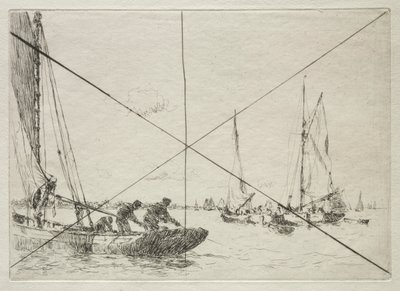 İstiridye Tarama, Batı Mersea by Arthur John Trevor Briscoe