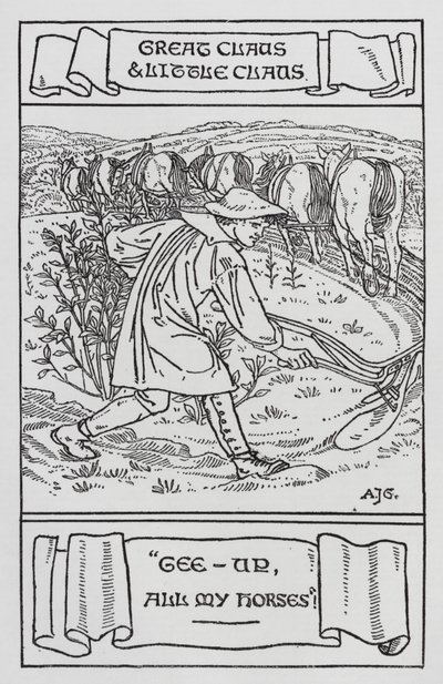 Hans Christian Andersen: Büyük Baba ve Küçük Baba (lito) by Arthur Joseph Gaskin