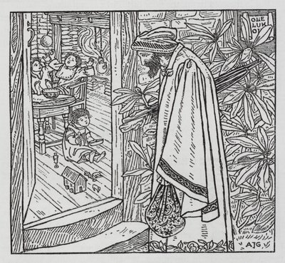Hans Christian Andersen: Ole Luk-Oie (lito) by Arthur Joseph Gaskin