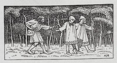 Hans Christian Andersen: Elfin Tepesi (taş) by Arthur Joseph Gaskin