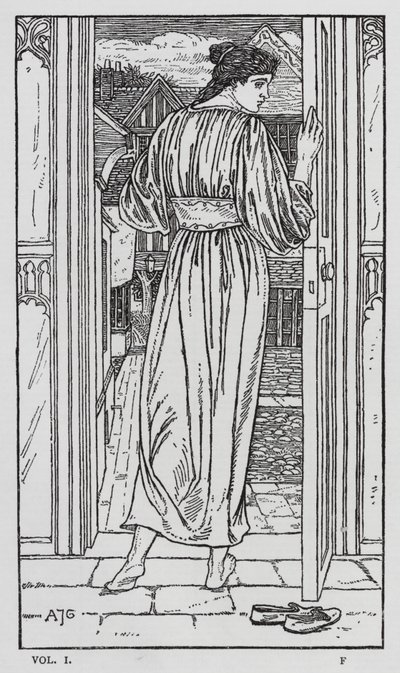 Hans Christian Andersen: Fortune Goloshes (lito) by Arthur Joseph Gaskin