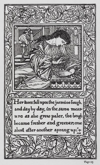 Hans Christian Andersen: Gül Elfi (taş) by Arthur Joseph Gaskin