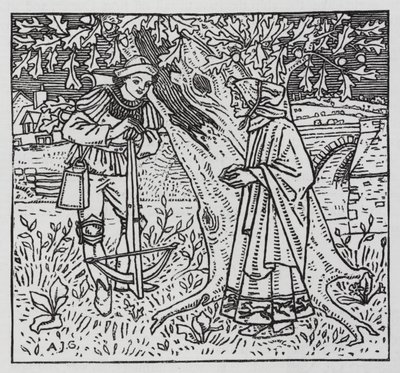 Hans Christian Andersen: Tinder Kutusu (taş) by Arthur Joseph Gaskin