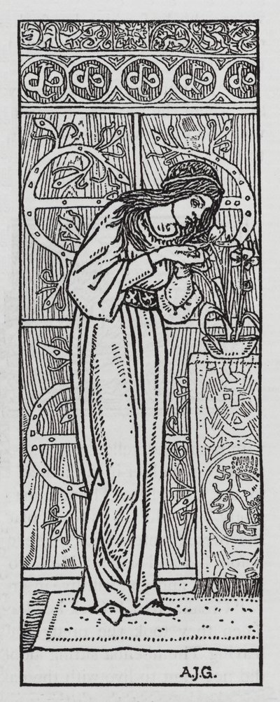 Hans Christian Andersen: Thumbelina (lito) by Arthur Joseph Gaskin
