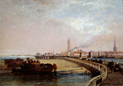 Rıhtımların yanında: Calais by Arthur Joseph Meadows