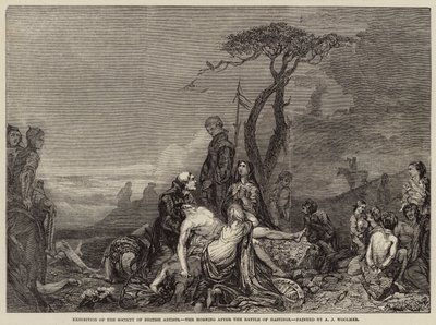 Hastings Savaşı'ndan sonraki sabah by Arthur Joseph Woolmer