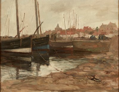 Doğu Neuk Limanı (tuval üzerine yağlı boya) by Arthur MacDonald