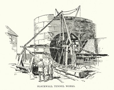 Blackwall Tünel İşleri (lito) by Arthur Moreland