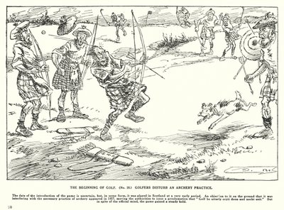 Golfün Başlangıcı, Golfçüler Okçuluk Antrenmanını Rahatsız Ediyor (lito) by Arthur Moreland