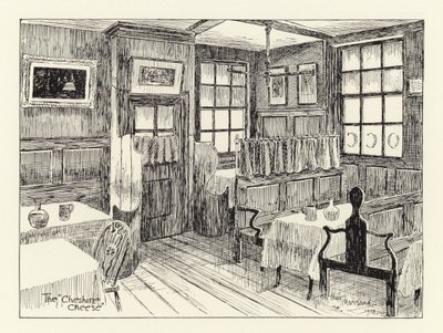 Ye Olde Cheshire Cheese (lito) by Arthur Moreland