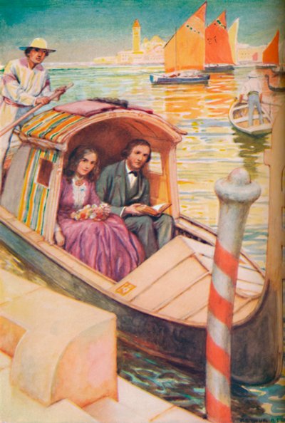 Gondol Şehrindeki Browningler, c1925 by Arthur Percy Dixon