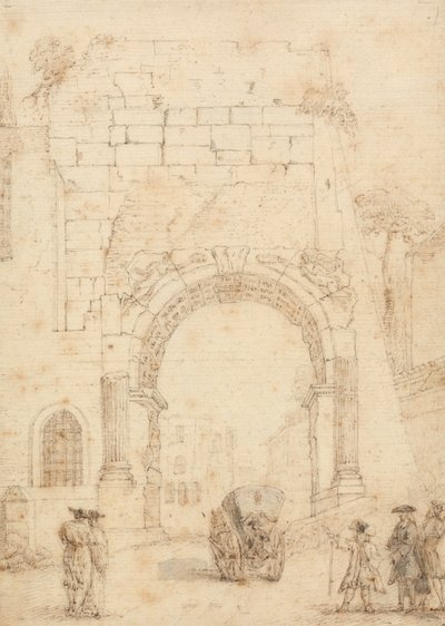 Forumdan Titus Kemeri, Roma by Arthur Pond