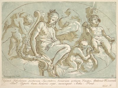 Putti ile çevrili Venüs, yaklaşık. 1735. by Arthur Pond