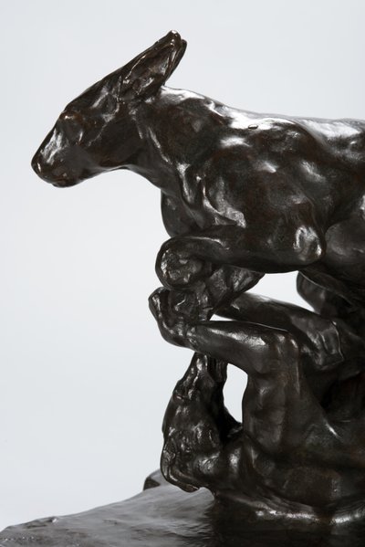 kanguru ve köpek by Arthur Putnam